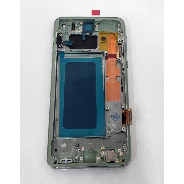 Pantalla lcd para Samsung Galaxy S10e G970F mas tactil negro mas marco verde Calidad Premium