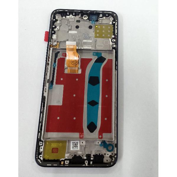 Pantalla lcd para Huawei Honor X8 mas tactil negro mas marco azul calidad premium