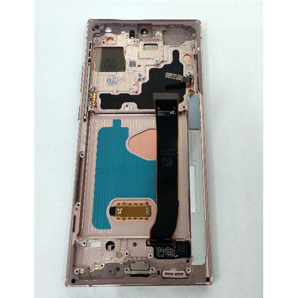 Pantalla lcd calidad oled para Samsung Galaxy Note 20 Ultra SM-N986F mas tactil negro mas marco dorado