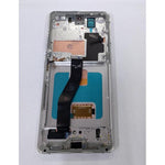 Pantalla lcd para Samsung Galaxy S21 Ultra 5G SM-G998F mas tactil negro mas marco plata calidad premium