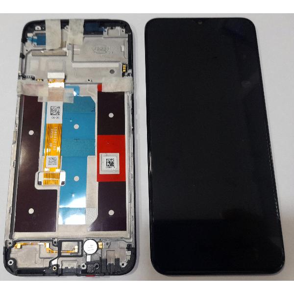 Pantalla lcd para Realme C35 RMX3511 mas tactil negro mas marco negro Service Pack calidad premium