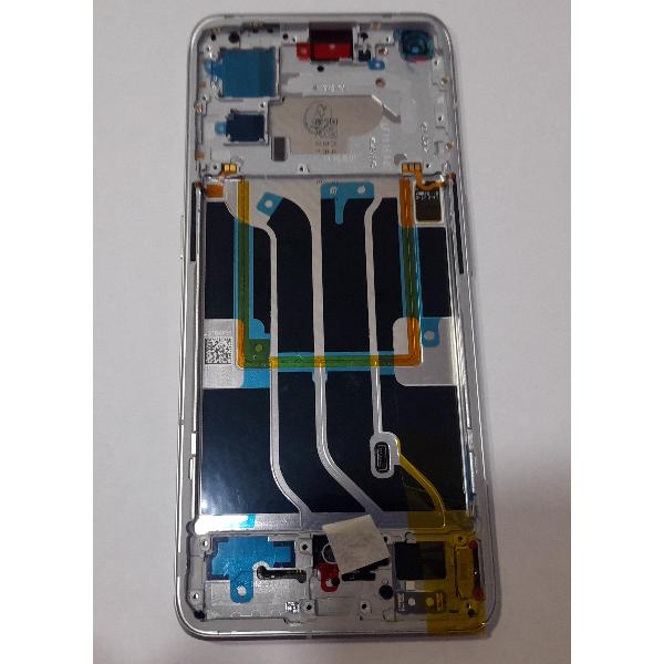 Pantalla lcd para Realme GT2 Pro 4909408 mas tactil negro mas marco blanco Service Pack Premium