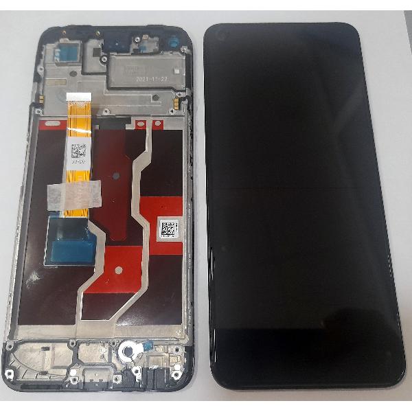 Pantalla lcd para Realme 9i mas táctil negro mas marco Service Pack Premium