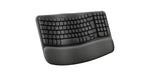 Teclado logitech wave keys bluetooth negro