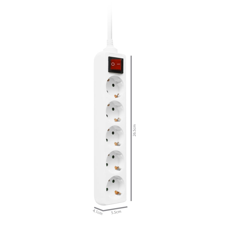 Regleta Ewent 5 tomas shucko 16a interruptor