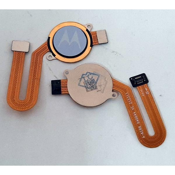 Flex boton home azul claro para Motorola Moto E30 E40 calidad premium