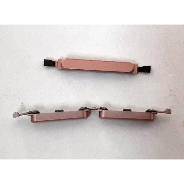 Set 2 botones rosas para Oppo A96 4G CPH2333 calidad premium