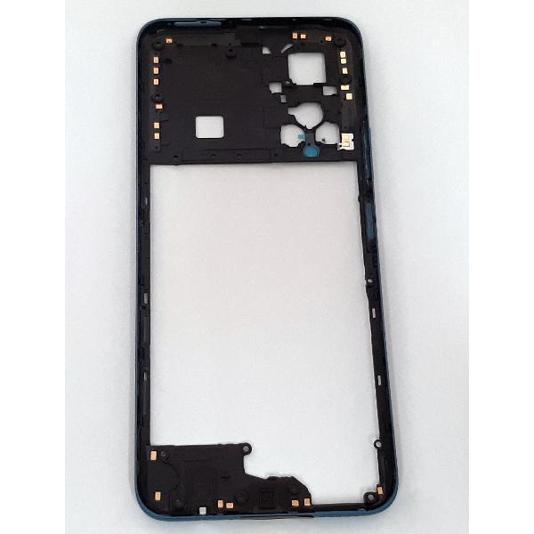Carcasa central o marco azul para Huawei Honor X7 calidad premium