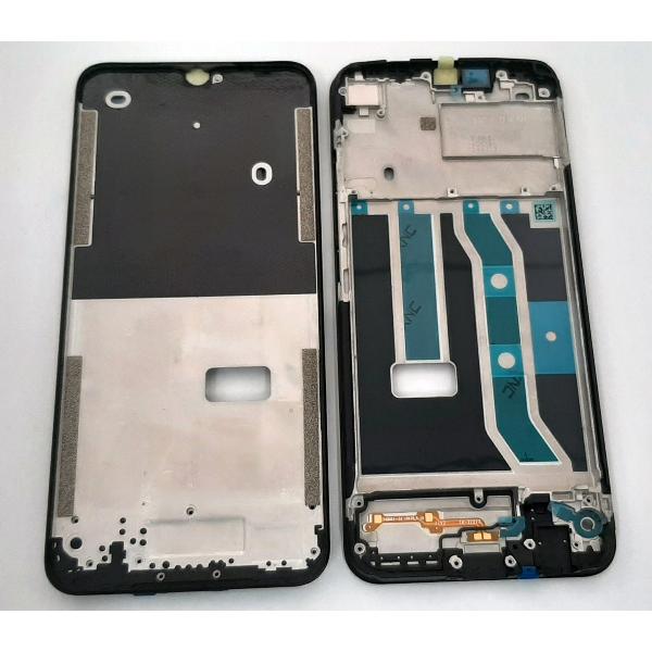 Carcasa central o marco negro para Realme C25Y RMX3265 calidad premium