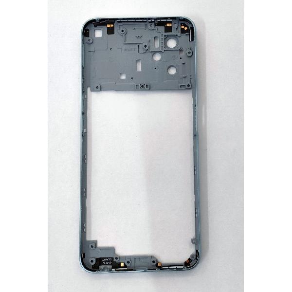 Carcasa central o marco azul para Oppo A76 CPH2375 calidad premium