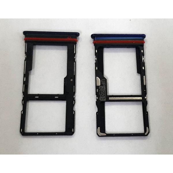 Soporte o bandeja dual sim azul para Motorola Moto g51 5g calidad premium