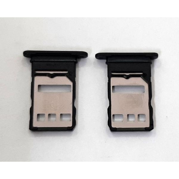 Soporte o bandeja dual sim negra para Huawei Honor 50 Lite calidad premium