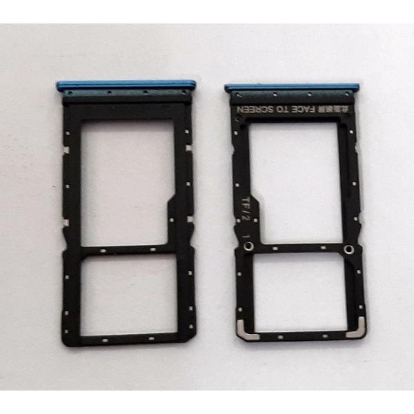 Soporte o bandeja dual sim azul para Xiaomi Redmi Note 11S 5G calidad premium