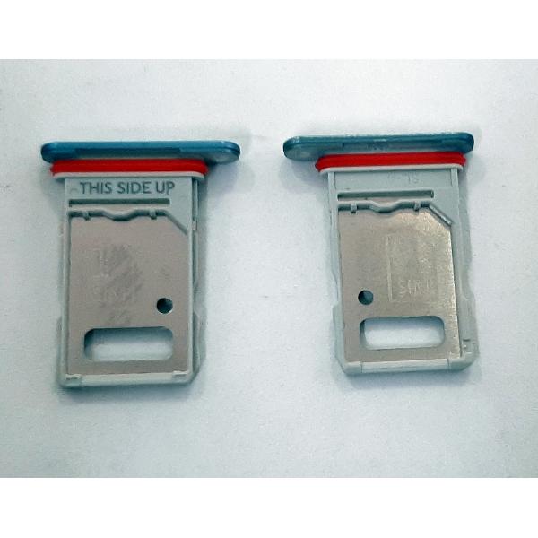 Soporte o bandeja dual sim azul para Motorola Moto G200 5G XT2175 calidad premium