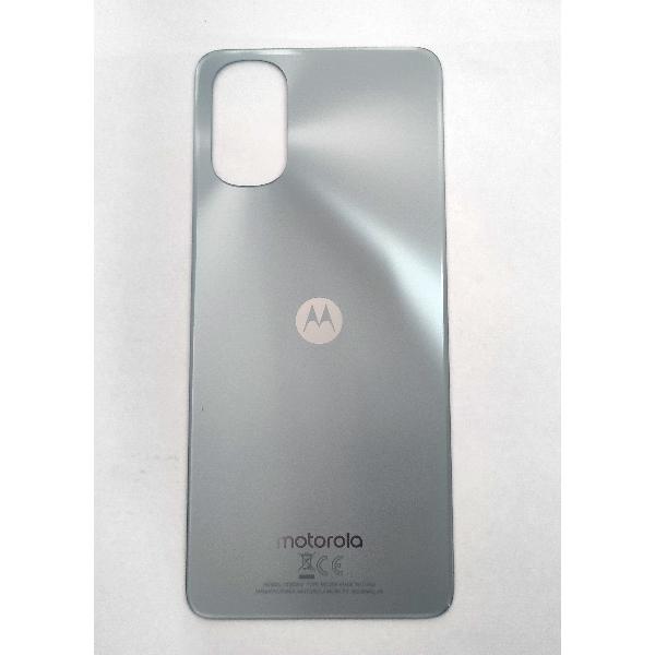 Tapa trasera o tapa bateria plata para Motorola Moto E32S XT2229 5S58C20815 Service Pack