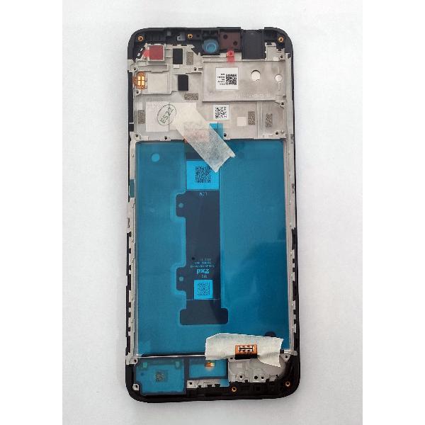 Pantalla lcd para Motorola Moto E32S XT2229 5D68C20795 mas tactil negro mas marco negro Service Pack