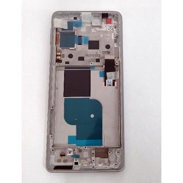 Pantalla lcd para Motorola Moto Edge 30 Pro XT2201 5D68C20277 mas tactil negro mas marco plata Service Pack