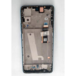Pantalla lcd para Motorola Moto Edge 30 XT2203 5D68C20585 mas tactil negro mas marco azul claro Service Pack