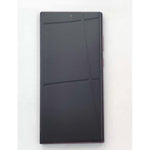 Pantalla lcd para Samsung Galaxy S22 Ultra SM-S908B GH82-27488B GH82-27489B tactil negro marco burgundy Service pac