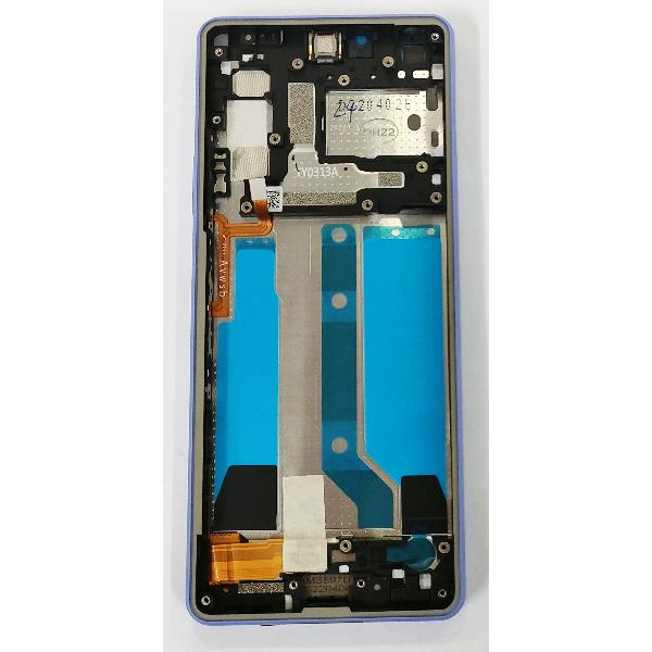Pantalla lcd para Sony XPeria 10 IV A5047176A mas tactil negro mas marco lavanda Service Pack