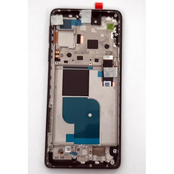Pantalla lcd para Motorola Moto Edge 30 Pro XT2201 5D68C20654 mas tactil negro mas marco negro Service Pack