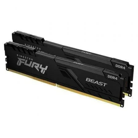 Memoria RAM Kingston FURY Beast 2 x 16GB/ DDR4/ 3200MHz/ 1.35V/ CL16/ DIMM - PixelPlaza