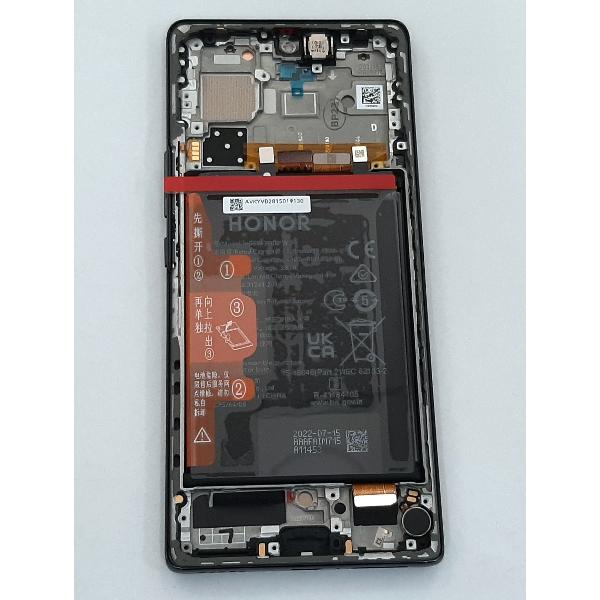 Pantalla lcd para Huawei Honor 70 0235ACMF Fennie-AN00B mas tactil negro mas marco negro mas altavoz auricular mas