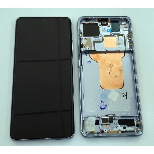 Pantalla lcd para Xiaomi 12 5G 56000400L300 mas tactil negro mas marco azul Service Pack