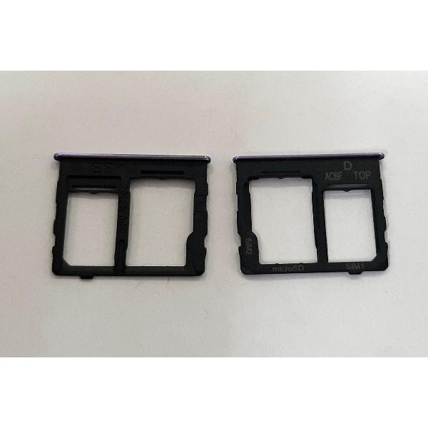Soporte o bandeja single sim purpura para Samsung A32 5G SM-A326 calidad premium