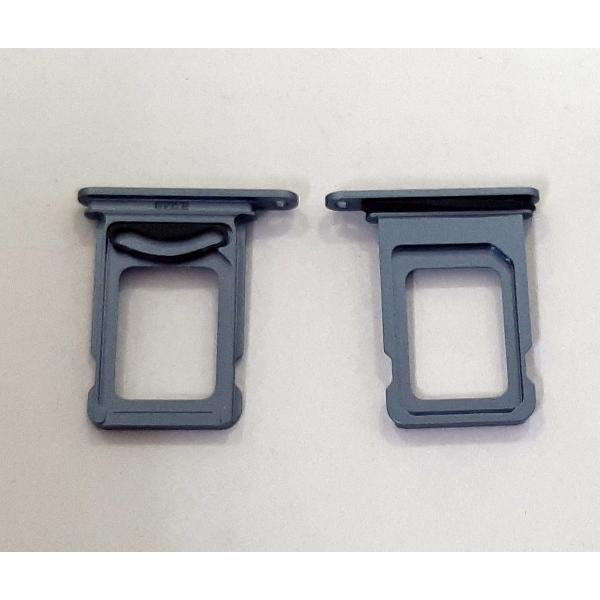 Soporte o bandeja dual sim azul para IPhone 14 calidad premium