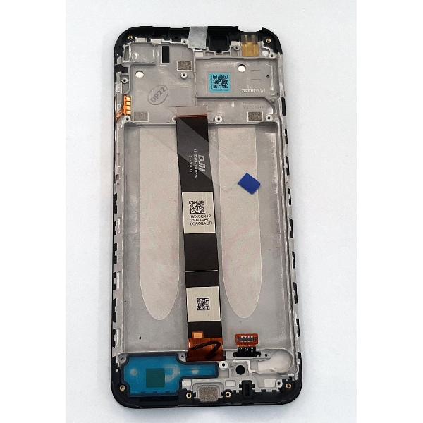 Pantalla lcd para Xiaomi Redmi 10A 560001C3L200 mas tactil negro mas marco negro Service Pack