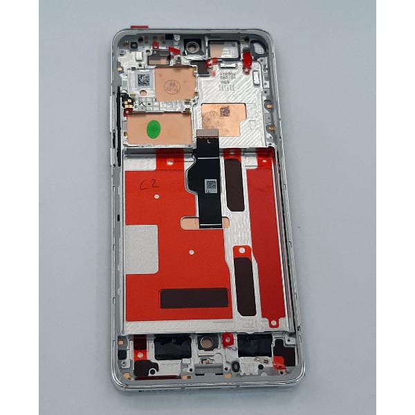 Pantalla lcd para Huawei P50 Pro mas tactil negro mas marco plata calidad premium