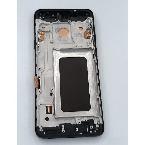 Pantalla lcd 2 para Samsung Galaxy S9 PLUS SM-G965F mas tactil negro mas marco negro compatible