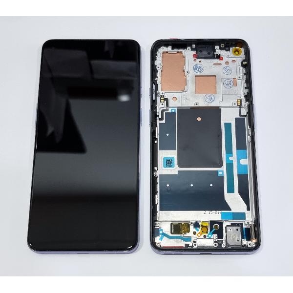Pantalla lcd para oneplus 9 mas tactil negro mas marco gris calidad premium Versión Internacional