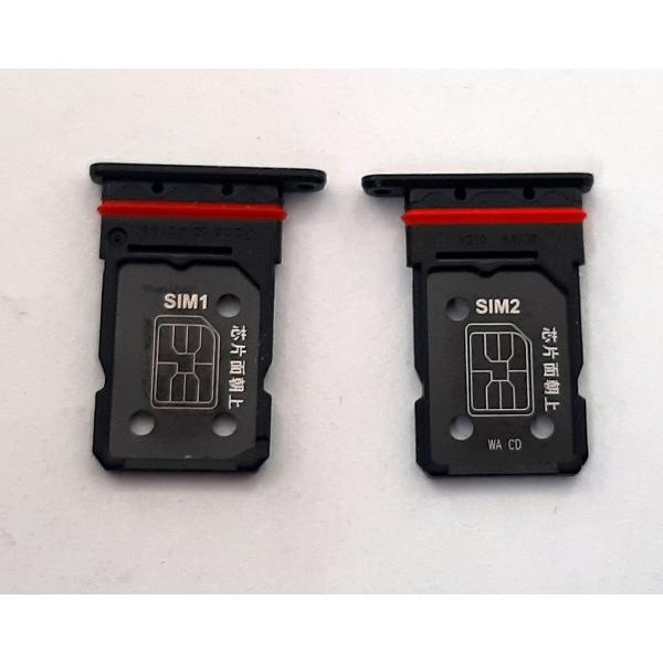 Soporte o bandeja dual sim negro para Oneplus 10 Pro calidad premium
