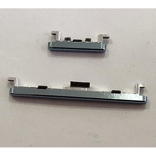 Set 2 botones azules para Huawei Honor 70 FNE-AN00 calidad premium