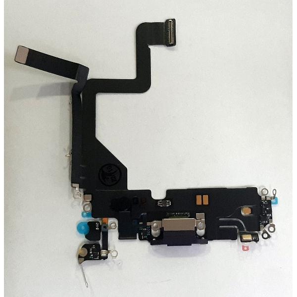 Flex puerto carga purpura para IPhone 14 Pro calidad premium