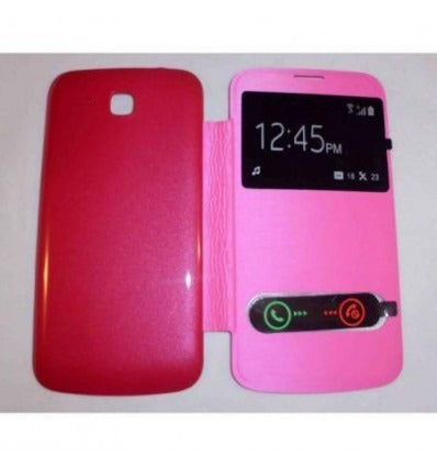 Funda Inteligente S-VIEW Cover Rosa Huawei Ascend Y600