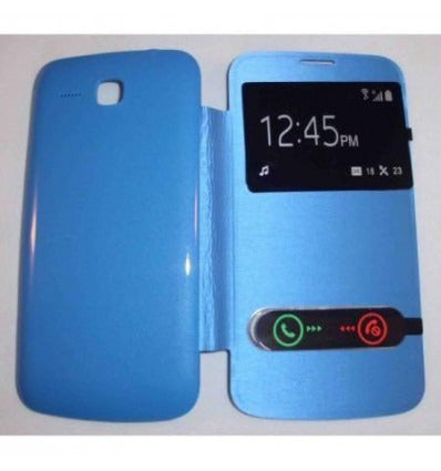 Funda Inteligente S-VIEW Cover azul celeste Huawei Ascend Y600