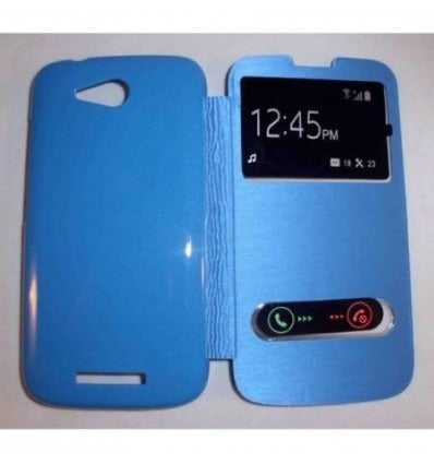 Funda Inteligente S-VIEW Cover azul celeste Huawei Ascend B199