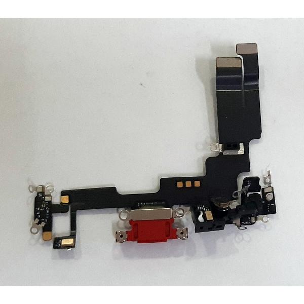 Flex puerto carga rojo para IPhone 14 calidad premium