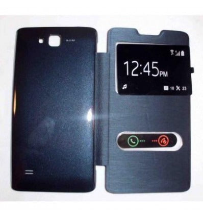 Funda Inteligente S-VIEW Cover azul marino Huawei Ascend c8816