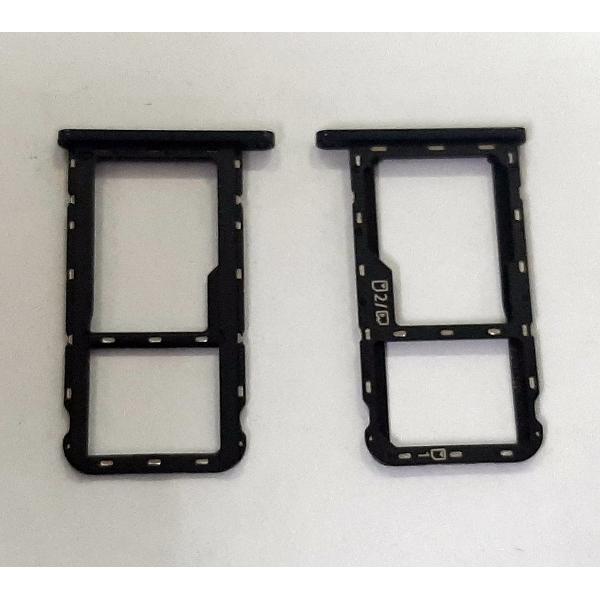Soporte o bandeja sim negra para ZTE Blade A72 calidad premium