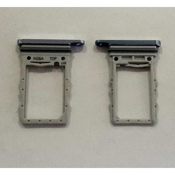 Soporte o bandeja sim azul para Samsung Galaxy Z Flip 4 SM-F721 calidad premium