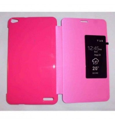 Funda Inteligente S-VIEW Cover rosa Mediapad X1 7.0