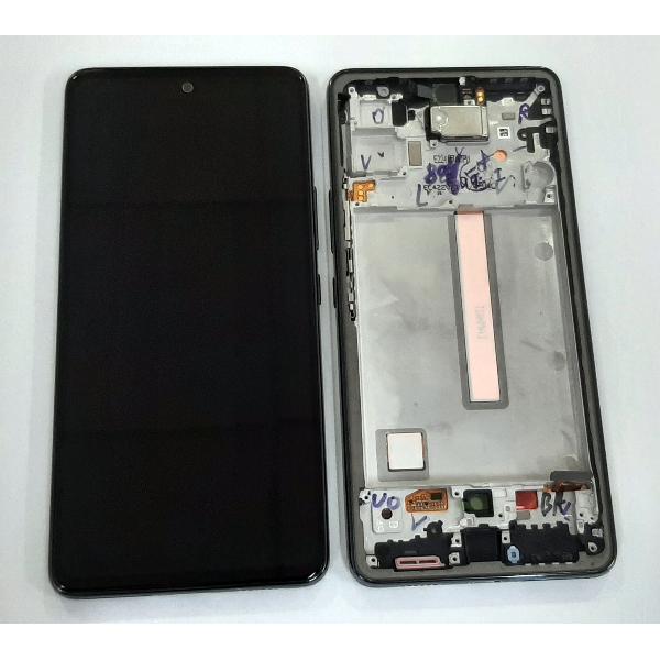 Pantalla lcd para Samsung Galaxy A53 5G SM-A536 GH82-28024A mas tactil negro mas marco negro Service Pack
