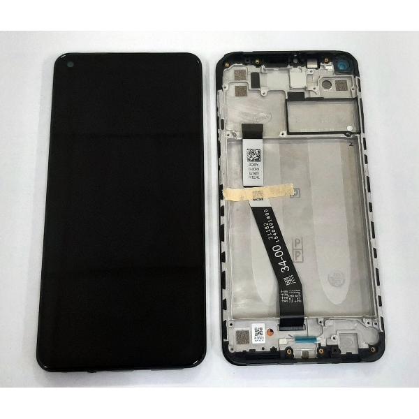 Pantalla lcd para Xiaomi Redmi Note 9 Redmi 10X 560003J15S00 mas tactil negro mas marco Service Pack