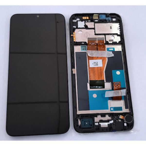 Pantalla lcd para Realme C33 4130336 RMX3624 mas tactil negro mas marco negro Service Pack