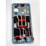 Pantalla lcd TFT para Oppo Reno 6 Pro 5G CPH2247 mas tactil negro mas marco azul compatible