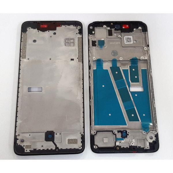 Carcasa central o marco negro para Motorola Moto G72 calidad premium